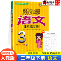 2021春新版帮你学语文课堂练习册三年级下册语文人教版RJ小学3年级下册语文同步训练课堂配套同步练习题册一课一练课