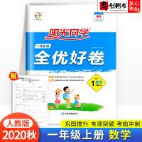 2020秋新版阳光同学全优好卷小学一年级上册数学书试卷同步人教版全套单元期中期末强化训练卷考试模拟测试卷子测试题