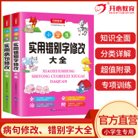 开心教育 小学生知识点大全实用病句修改大全+实用错别字修改大全 三四五六年级上下册通用练习册工具书