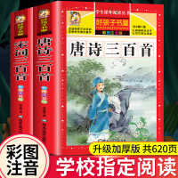 全2册唐诗三百首+宋词三百首全集 儿童彩图注音注释拼音完整版小学生古诗词背300首幼儿早教国学启蒙全集课外阅读书籍