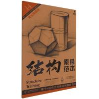 单个+组合几何体结构素描范本(黄金典藏版)/造型基础训练方法丛书/结构素描范本 七禾 著 美术技法 绘画(新)