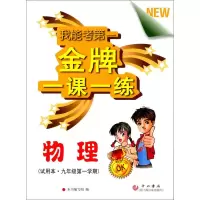金牌一课一练 物理 九年级上册9年级第一学期物理 试用本我能考第一 上海沪教版同步初三金牌一课一练物理 中西书局