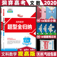 [正版]2020洞穿高考数学题型全归纳文科提高版高考数学一轮复习用书高考数学题型全归纳高考数学提分笔记洞穿高考