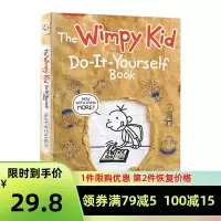 [正版]小屁孩日记手抄读书笔记 Diary of a Wimpy Kid Do It Yourelf Book 英文