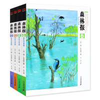 [正版] 森林报 春 夏 秋 冬 彩图注音版全套四册 二十一世纪出版社 6-12岁儿童1-3年级阅读学校下册科普书百
