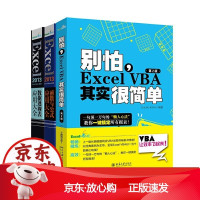BExcel三大神器:函数与公式+数据透视表+VBA其实很简单(套装共3册)[保障]