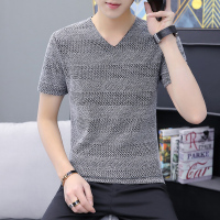 大码短袖T恤 男速干透气冰丝滑料夏季潮流半袖网眼镂空上衣薄冰感体恤gurunvani