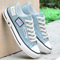 帆布鞋男夏季透气薄款布鞋男鞋新款鞋子潮流百搭休闲鞋学生板鞋gurunvani