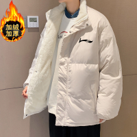 gurunvani 棉服男士冬季潮牌加绒加厚面包服羽绒棉袄外套羊羔绒晋江棉衣冬装