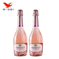 [统一企业]统一葡萄酒西班牙阿兰达桃红高泡葡萄酒750ml*2支装