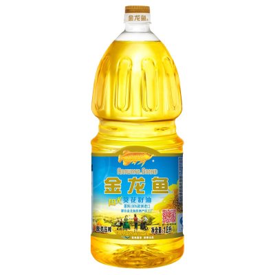 金龙鱼 阳光葵花籽油1.8L食用油 物理压榨 进口原料