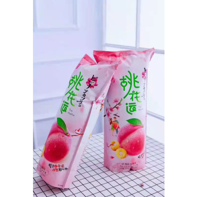 选对运 桃花运 挤压型膨化食品 白桃味240g