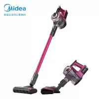 美的(Midea)大吸力充电无线手持吸尘器 家用除螨低噪 无线无绳 宠物适用 粉紫色