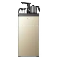 美的(Midea)茶吧机家用办公高端智能家电下置式饮水机自动注水防烫壶