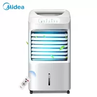 美的(Midea) 冷暖两用空调扇冷风扇家用制冷机冷暖风机电暖气器遥控小空调省电 白色