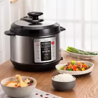 美的(Midea)电压力锅12小时预约高压锅5L大容量一锅双胆智能8大菜单家用5L
