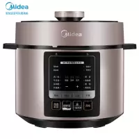 美的(Midea)电压力锅 家用智能5L电高压锅 饭煲特价多功能全自动 玫瑰金 | 5L