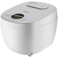美的(Midea)电饭煲4L多功能智能大容量涡轮动力做蛋糕内胆智能3-6人 白色4升