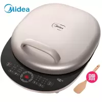 美的(Midea)电饼铛下盘可拆煎烤机双面加热煎饼铛早餐机智能