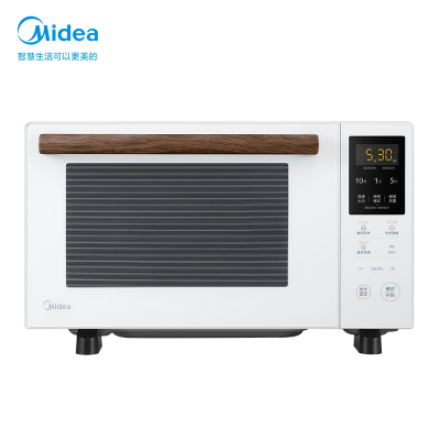 美的(Midea) 变频科技微波炉 下拉门光波炉 电烤箱 微波炉烤箱一体机 白色 APP智控
