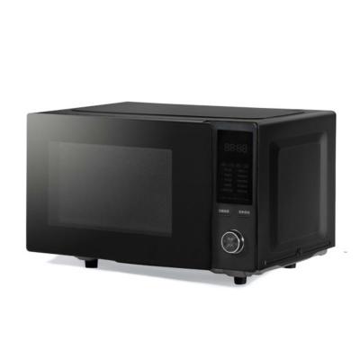 美的变频家用微波炉蒸烤箱一体小型平板光波炉23L 黑色23L