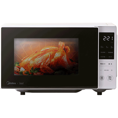 美的微波炉蒸烤箱家用全自动光波炉平板小型智能家电20L 20L