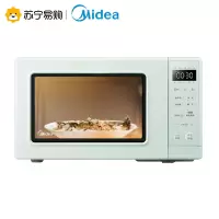 美的微波炉家用变频小型多功能迷你智能一体特价20L 淡雅绿20L