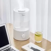 美的加湿器家用孕妇婴儿小型大雾量卧室空气净化机香薰喷雾器3.5L 透明款