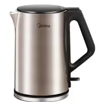 美的(Midea)家用1.5L烧水壶双钢防烫防干烧热水壶304不锈钢开水壶电水壶 1.5升