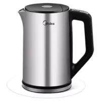 美的(Midea)烧水壶304不锈钢电热水壶1.5L智能手柄控温电水壶双层隔热防烫烧水壶