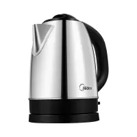 美的(Midea)电热水壶 304不锈钢电水壶 优质控温防烫1.7L大容量家用烧水壶烧茶壶开水壶 不锈钢