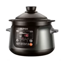 苏泊尔(SUPOR) 电炖锅煲汤锅煮粥电砂锅bb煲陶瓷煲4L大容量电炖盅婴儿辅食燕窝养生锅电锅家电
