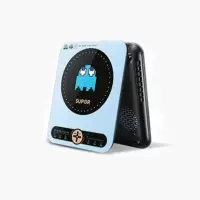 苏泊尔吃豆人联名家用电磁炉多功能一体小型迷你大功率电陶电池炉 浅蓝色