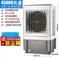 荣事达冷风扇加水空调扇制冷家用冷气扇移动工业超强风冷风机商用 商用 加大机身款(赠6大冰晶+防尘网)遥控