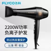 飞科(FLYCO)电吹风家用大功率吹风筒旅行负离子吹风机冷热风理发店发廊新老款随机 经典款黑色