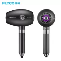 飞科(FLYCO)电吹风机家用大功率吹风筒负离子 2000W [高端新品]暗夜黑 LED数字显示 1