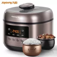九阳(Joyoung)电压力锅 6L 分体设计 一锅双球胆 免对位开合盖 高压除 大容量 家用 6L