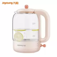 九阳(Joyoung) 电水壶 办公烧水壶 透明煮茶器 迷你高硼硅玻璃花茶壶 大容量开水煲 W151[公主粉]