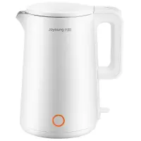 九阳(Joyoung)电水壶1.7L电热烧水一体家用大容量304不锈钢自动断电热水壶 白色