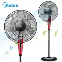 美的(Midea)电风扇五叶家用大风量立式节能科技风电扇遥控定时风扇 落地扇