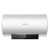 美的华凌 60升电热水器 2200W速热5倍增容高温除健康洗 安全防电墙智能 变频速热零电洗 50升