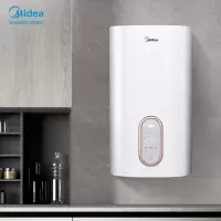 美的(Midea)50升纤薄双胆扁桶热水器2200W速热智能家电热水器 7.0KW立式双胆增容系列 20升