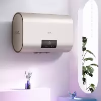 美的50升扁桶电热水器家用洗澡卫生间储水式小型超薄速热智能 50升