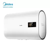 美的(Midea)家用电热水器 扁桶薄机身2200W速热 50升节能双胆速热 智能家电 (50升)