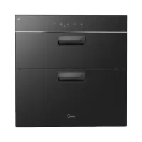 美的(Midea)家用嵌入式消毒柜 紫外线臭氧保洁碗筷柜 单腔 双抽 智能家电 94L二星级消毒柜