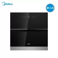 美的(Midea)消毒柜家用 消毒碗柜 嵌入式 碗筷 智能家电 100L大容量二星消毒 [100L]光波三层母婴级