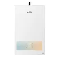 美的华凌13L燃气热水器 天然气家用 炫彩大屏 四季免调智能宽频 三档变升无氧铜水箱即热式强排恒温