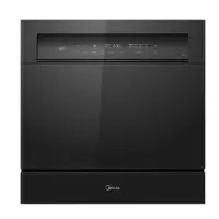 美的(Midea)8套/10套全自动家用洗碗机 光触媒热风烘干消毒 嵌入式台式刷碗机NS10智能 家电 厨房