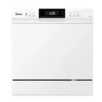 美的(Midea)家用8套台式免安装嵌入式全自动洗碗机 UV紫外线消毒除W3802H智能家电刷碗机 家电 厨房