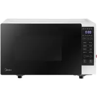 美的(Midea)PM23A0 23升快捷微波炉 智能解冻一键断电 LED显示屏 隐藏灯带 电子除味(ZMD安心系列)